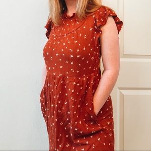 NWT Universal Thread modest maxi dress xs boho